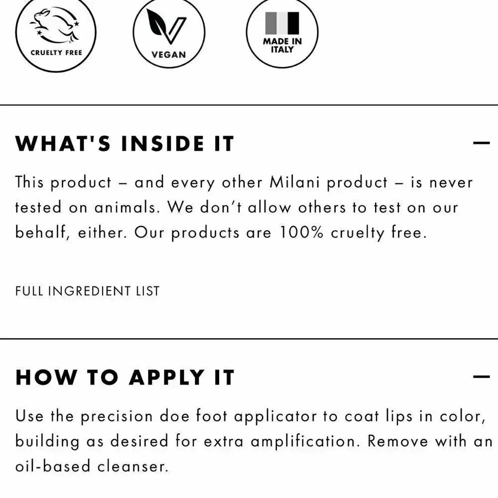🦋 5/$25 MILANI 160 VIBE STAY PUT LIQUID LIP LONGWEAR LIPSTICK NEW FULLSZ